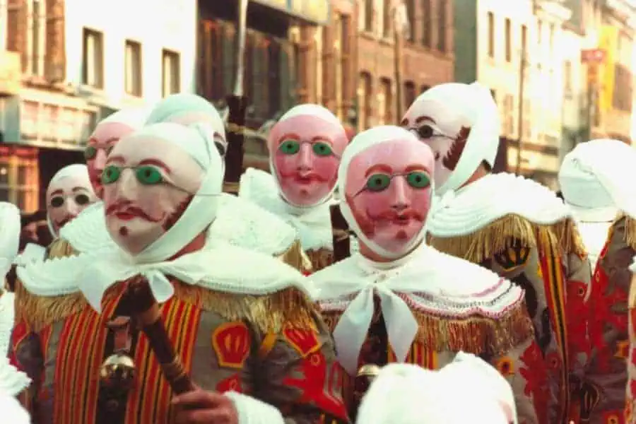 les gilles carnival binche belgium