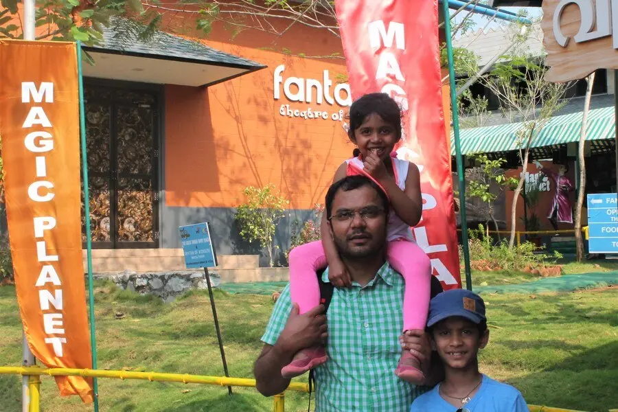 Happy kids at Magic Planet Trivandrum