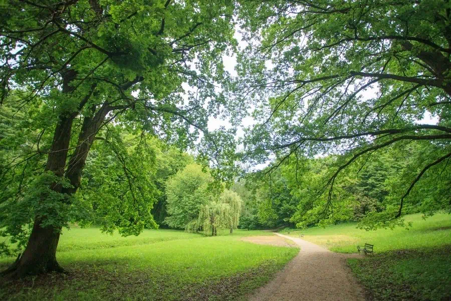 maksimir park zagreb croatia