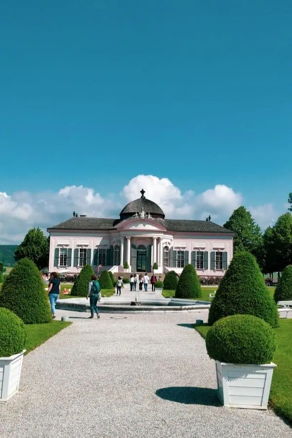melk abbey park and garden pavilion wachau valley austria