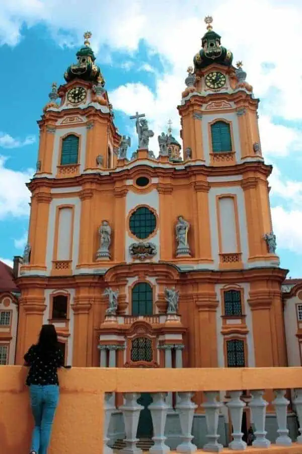 melk abbey stift melk church wachau valley austria