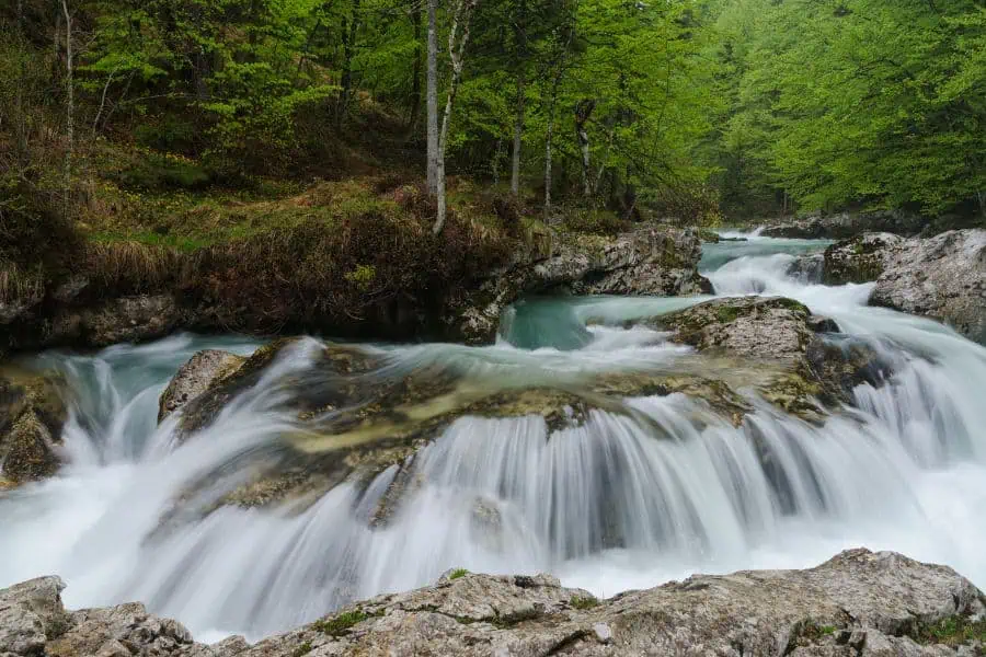 mostnica gorge lake bohinj slovenia