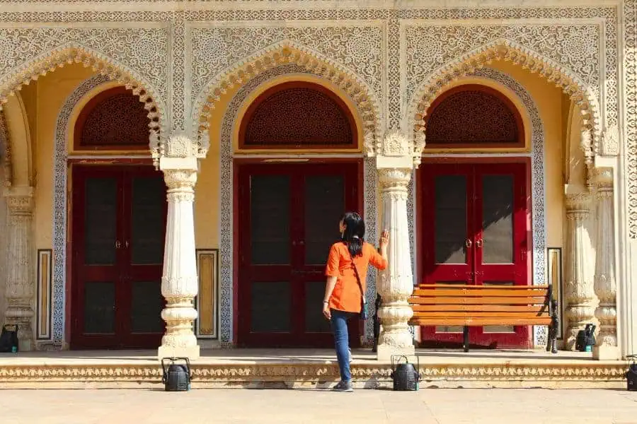 mubarak mahal city palace jaipur rajasthan india