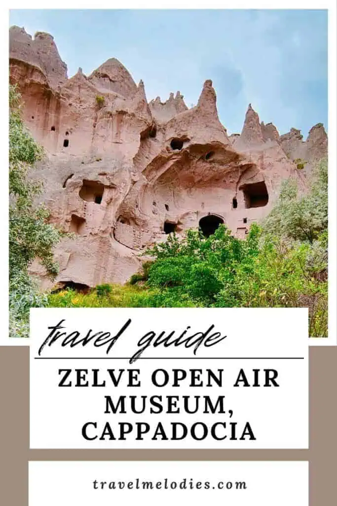 museum air open zelve archeological site cappadocia turkey turkiye pinterest graphics