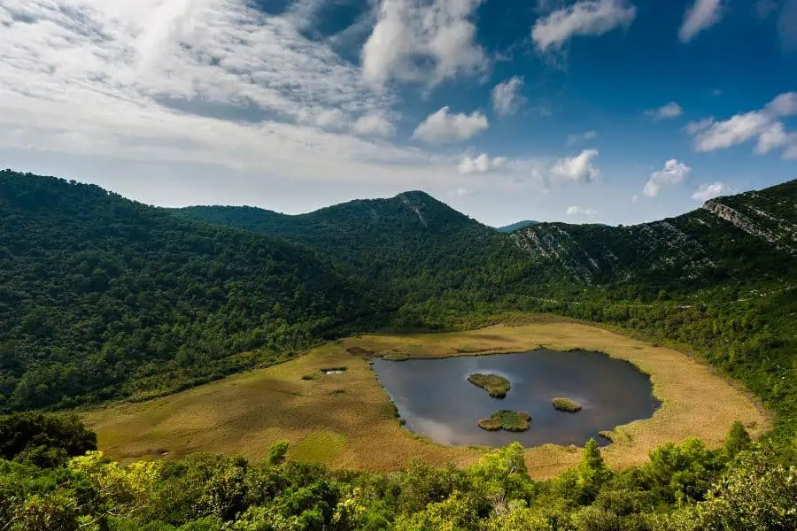 national park mljet island croatia 
