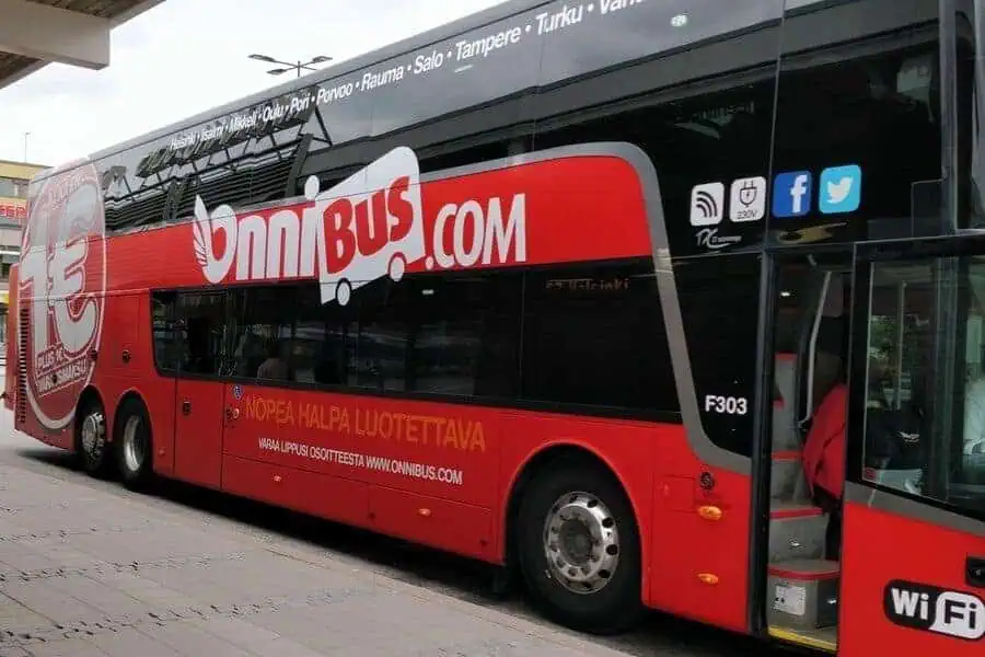 onnibus helsinki to porvoo