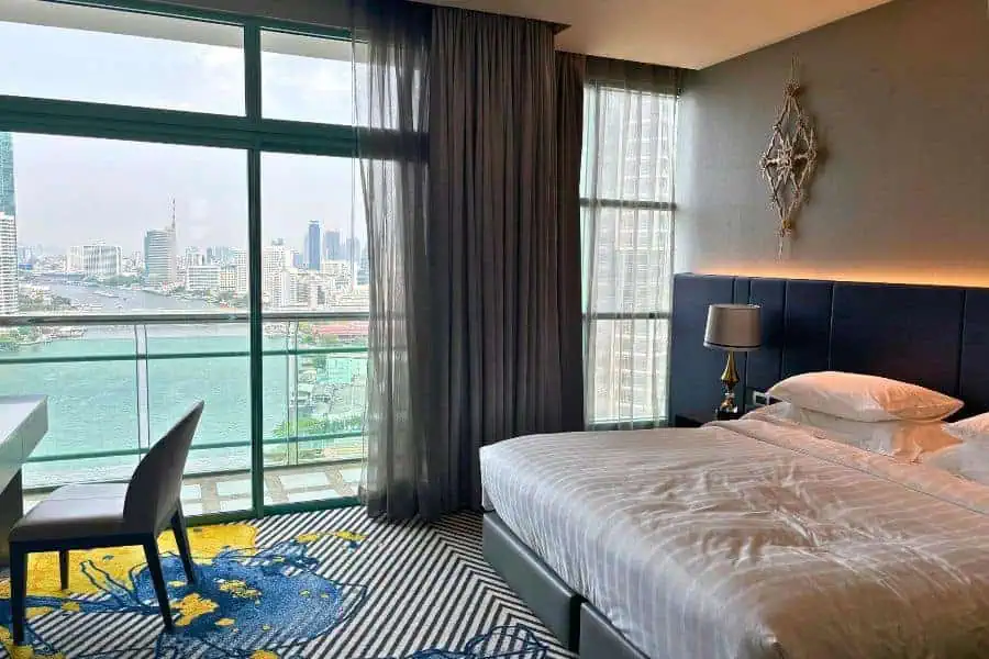 our family room at chatrium hotel riverside bangkok thailand