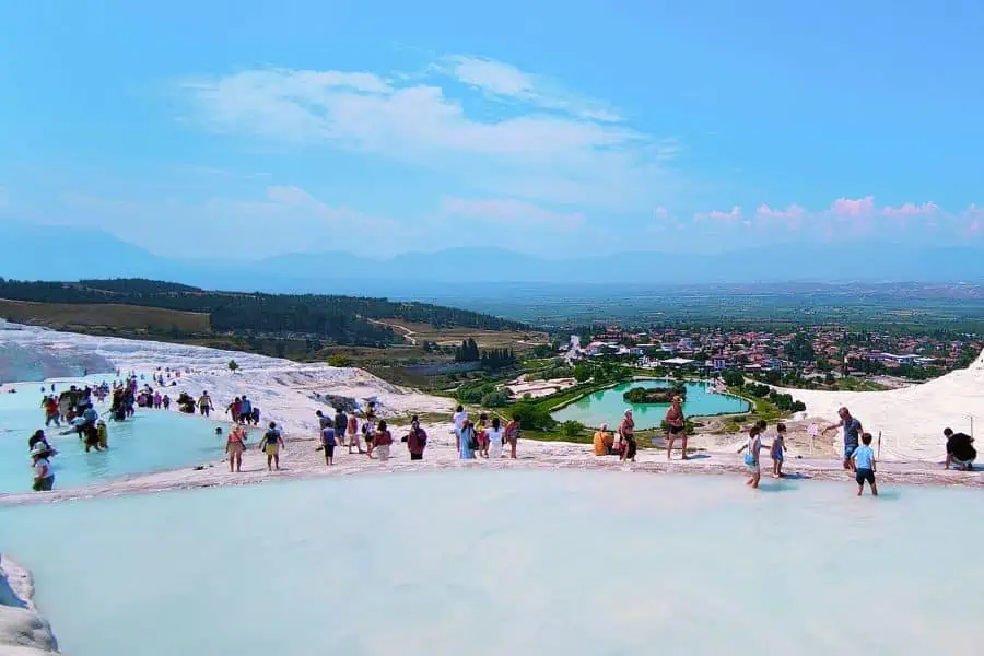 pamukkale hot springs denizli  