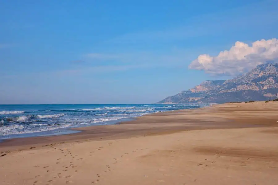 patara beach kas antalya 