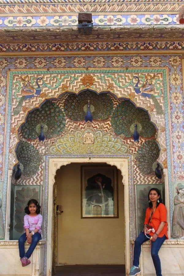 peacock gate pritam niwas chowk city palace jaipur