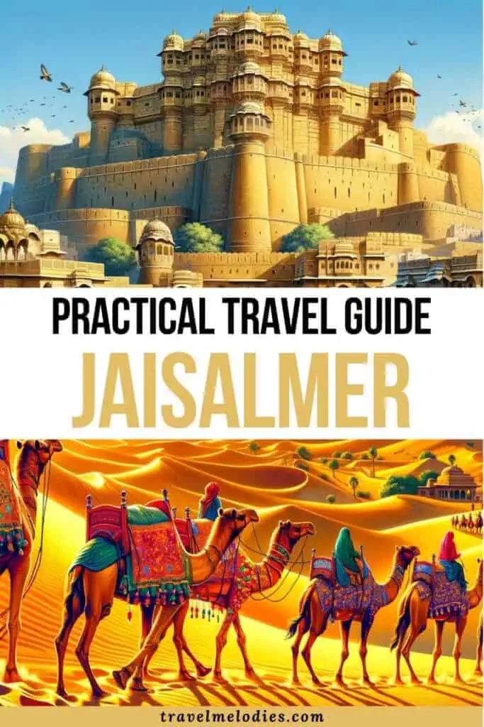 practical travel guide jaisalmer rajasthan india pinterest graphic