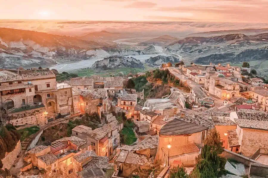 ragusa sicily italy europe in winter