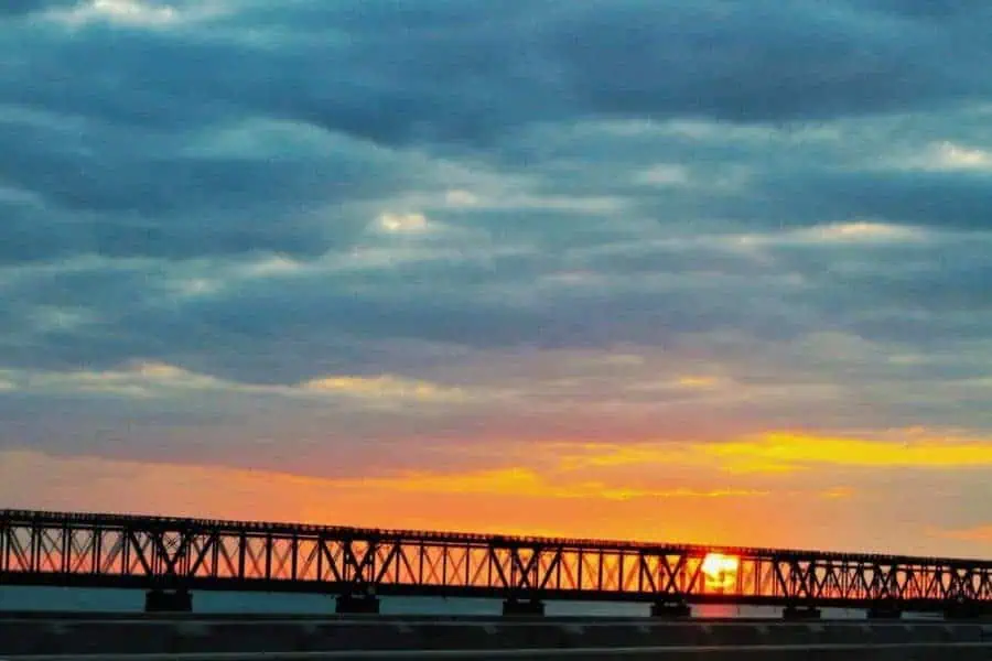 sunset florida overseas highway