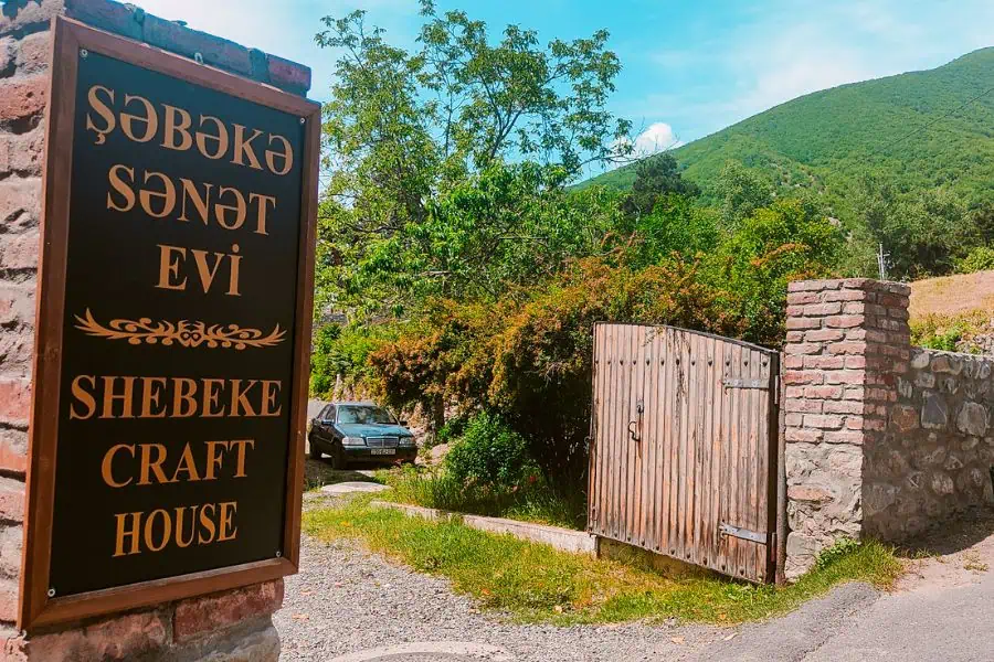 shebeke craft house sheki azerbaijan