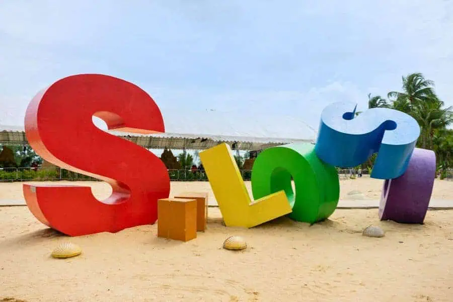 sentosa siloso beach singapore