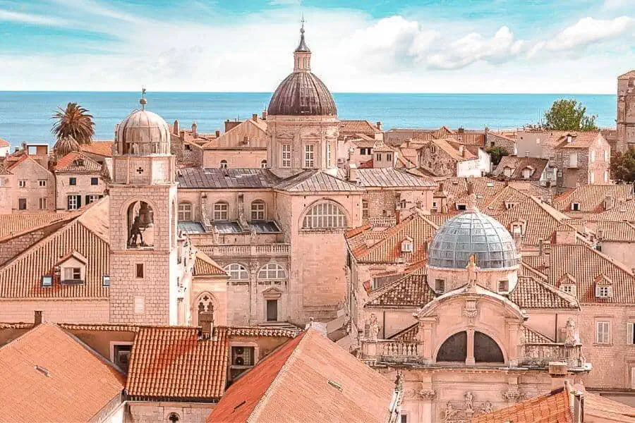 skyline of dubrovnik