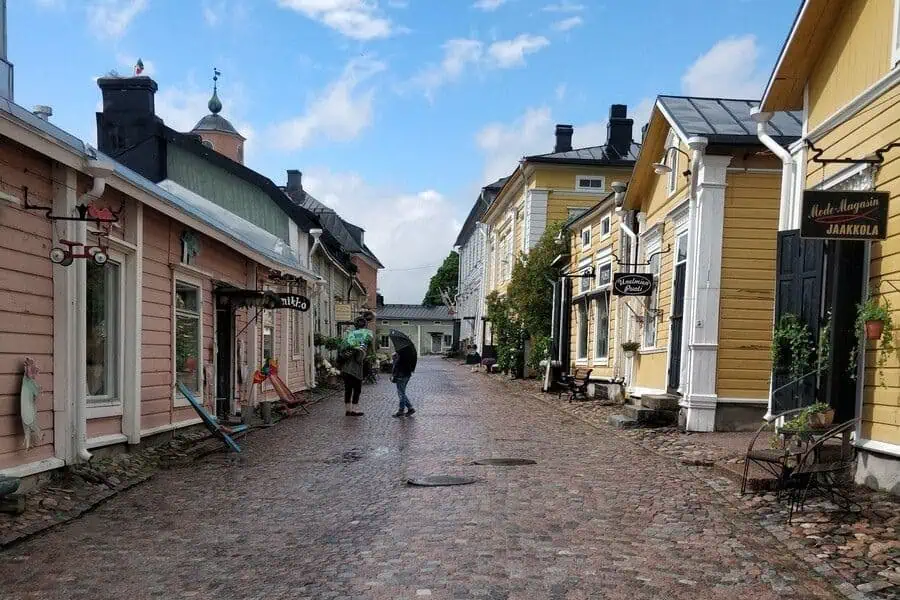 streets of porvoo finland