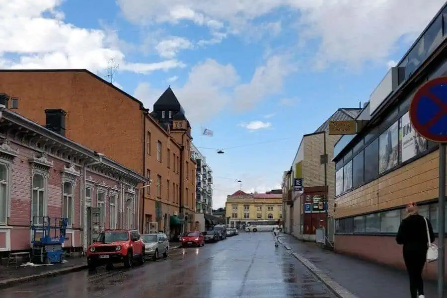 streets of porvoo old town finland