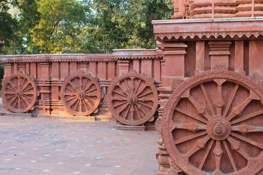 sun temple gwalior wheels carving madhya pradesh
