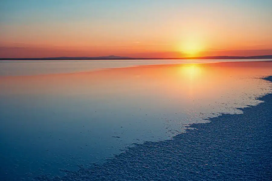 sunset lake tuz day trip from cappadocia