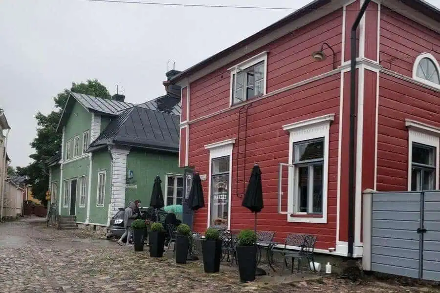 the town of porvoo in finland