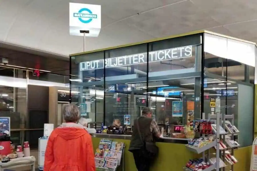 ticket center helsinki bus station kamppi shopping centre