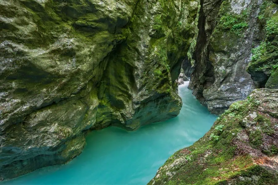tolmin gorge soca valley slovenia 