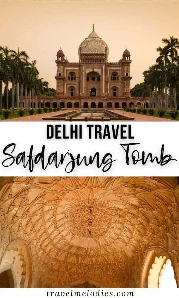 tomb of safdarjung in delhi india