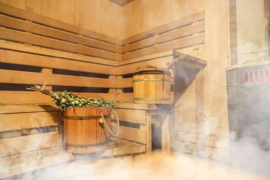 traditional finnish sauna