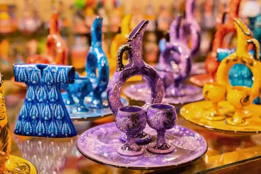 traditional pottery ceramics avanos cappadocia shopping
