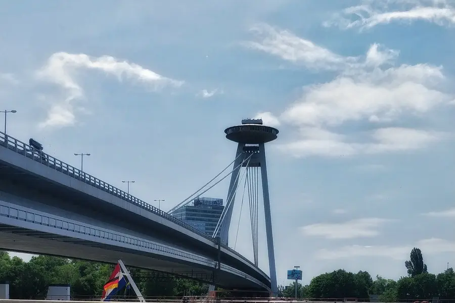 UFO Bridge Bratislava Slovakia Most SNP Nový Most