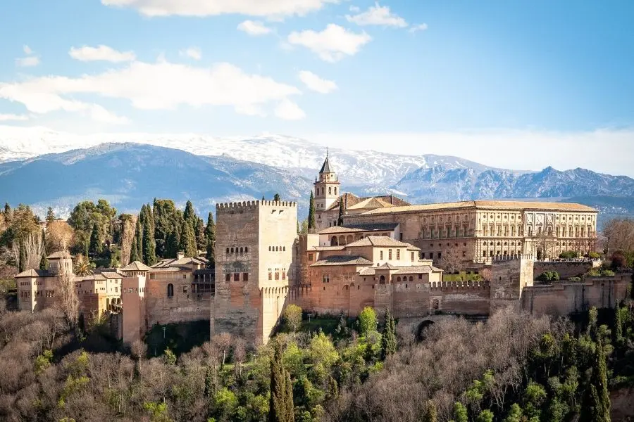 Alhambra palace Granada Spain Andalusia road trip.