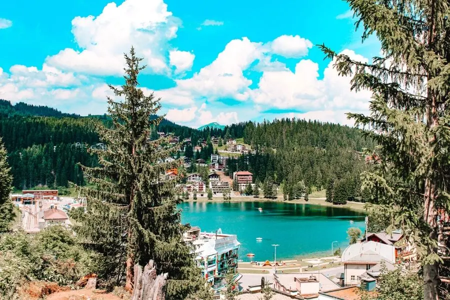 Beautiful town of Arosa Switzerland