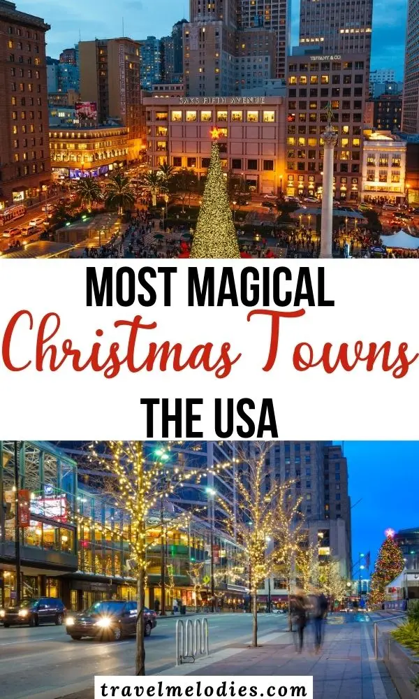 christmas towns in the usa