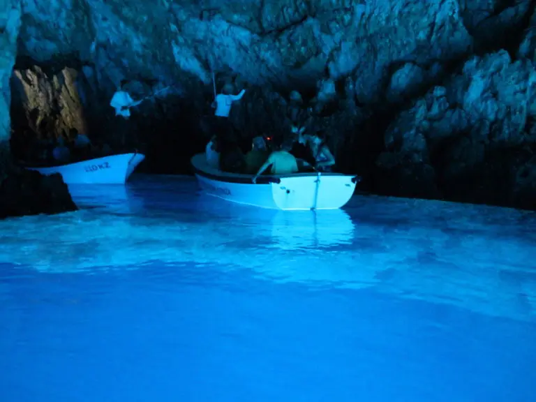 blue cave in croatia