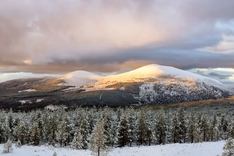 Cairngorms mountains best winter destinations in europe