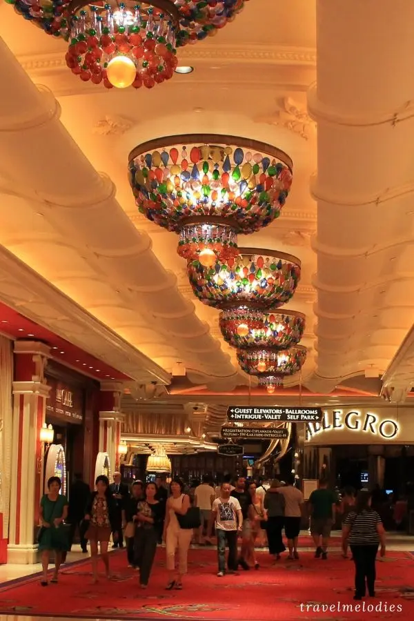 ceiling of wynn hotel las vegas