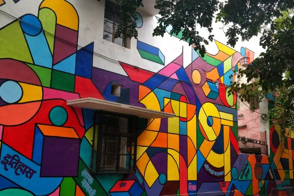Saath Saath Community Wall Lodhi Colony Delhi