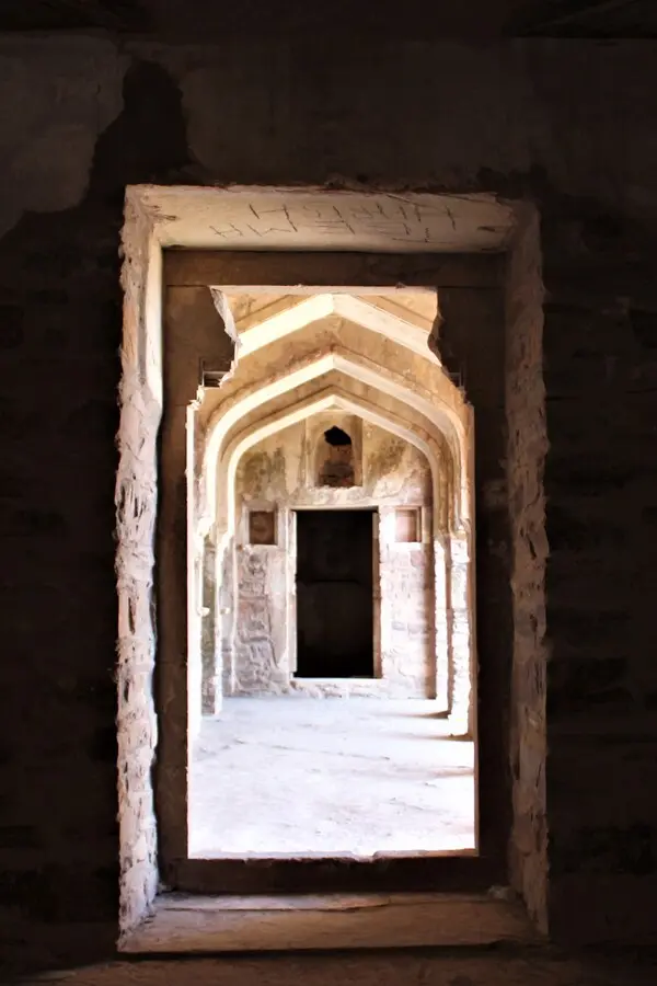 dark bats infested gallery bhangarh fort rajasthan