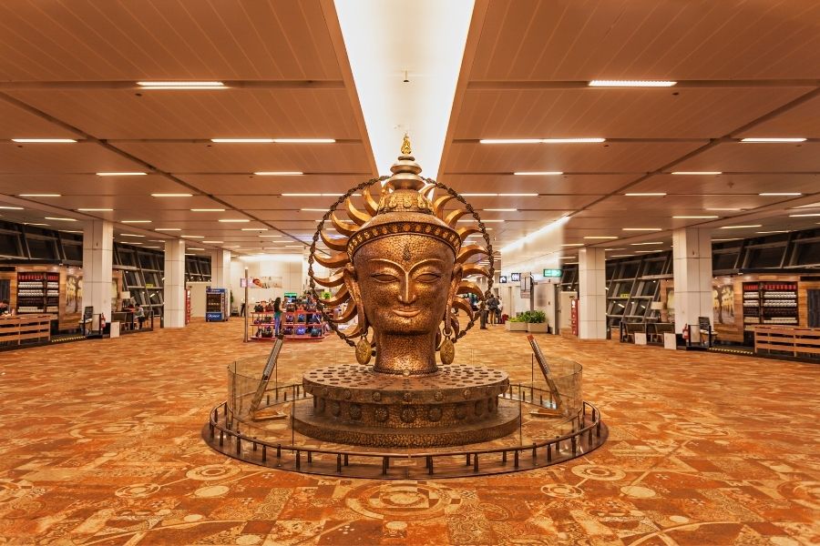 delhi international airport delhi to singapore flight