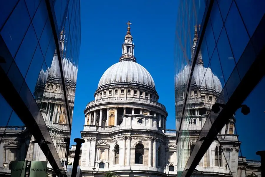 St. Paul's Cathedral London UK with kids
