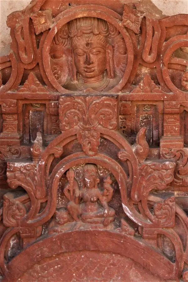 excavated artifacts at chand baori