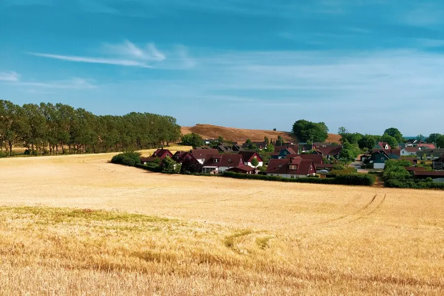 Swedish Countryside Kaseberga 
Village in Skane Scania 