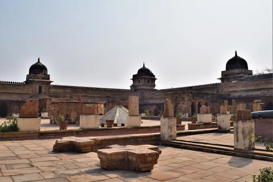 Dome shaped architecture Courtyard Gujari Mahal