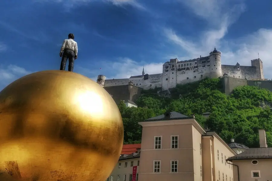 kapitelplatz sphaera hohensalzburg castle salzburg austria
