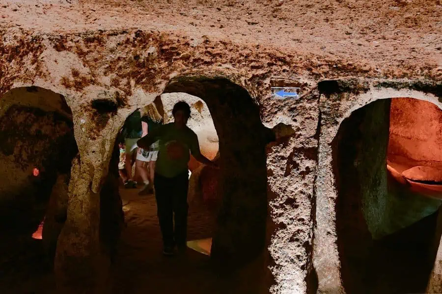 kaymakli underground city in cappadocia