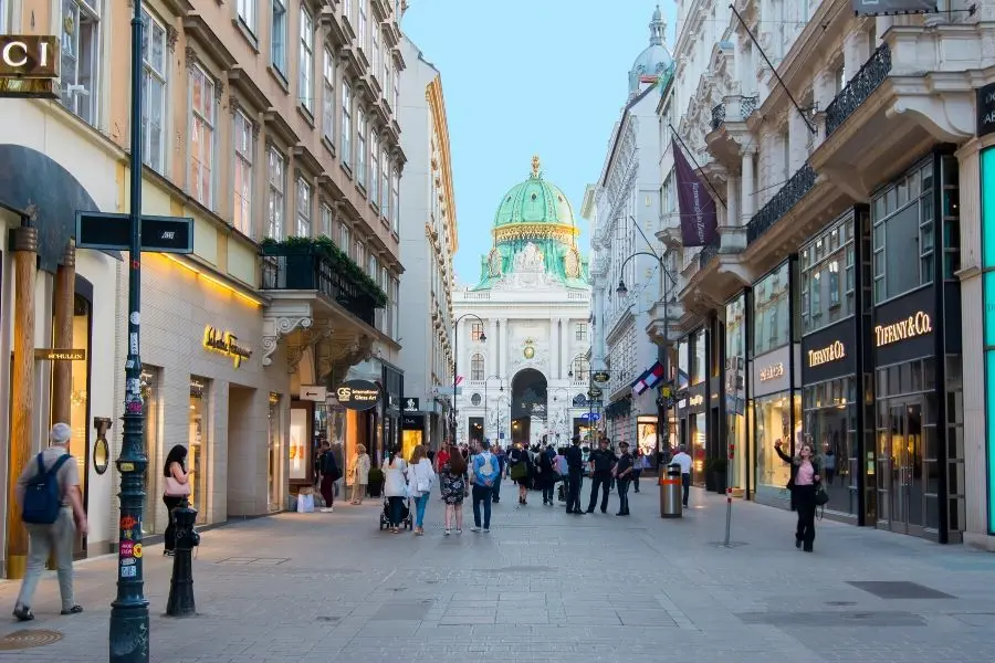 kohlmarkt vienna austria