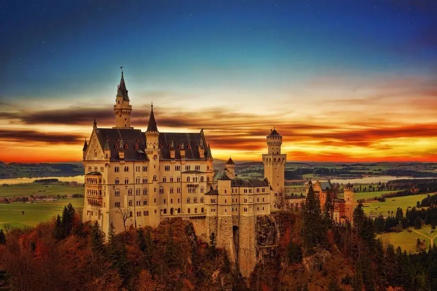 Neuschwanstein Castle romantic road germany best road trips