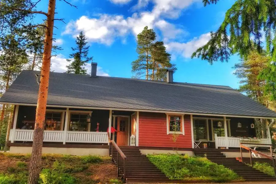 trip to lapland in summer cottage rovaniemi finland