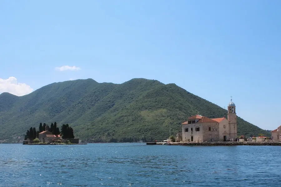 our lady of the rocks and sveti dorde perast montenegro